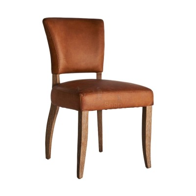 Обеденный стул с кожаной обивкой - купить в Байраме